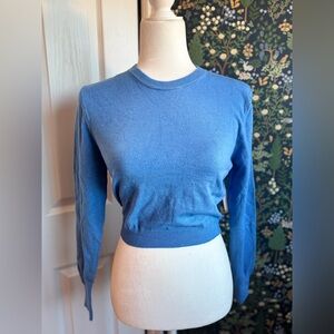Altar'd State Blue Crew Neck Sweater